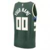 Milwaukee Bucks Fashion7 Fast Break Custom Jersey - Green - Detail View