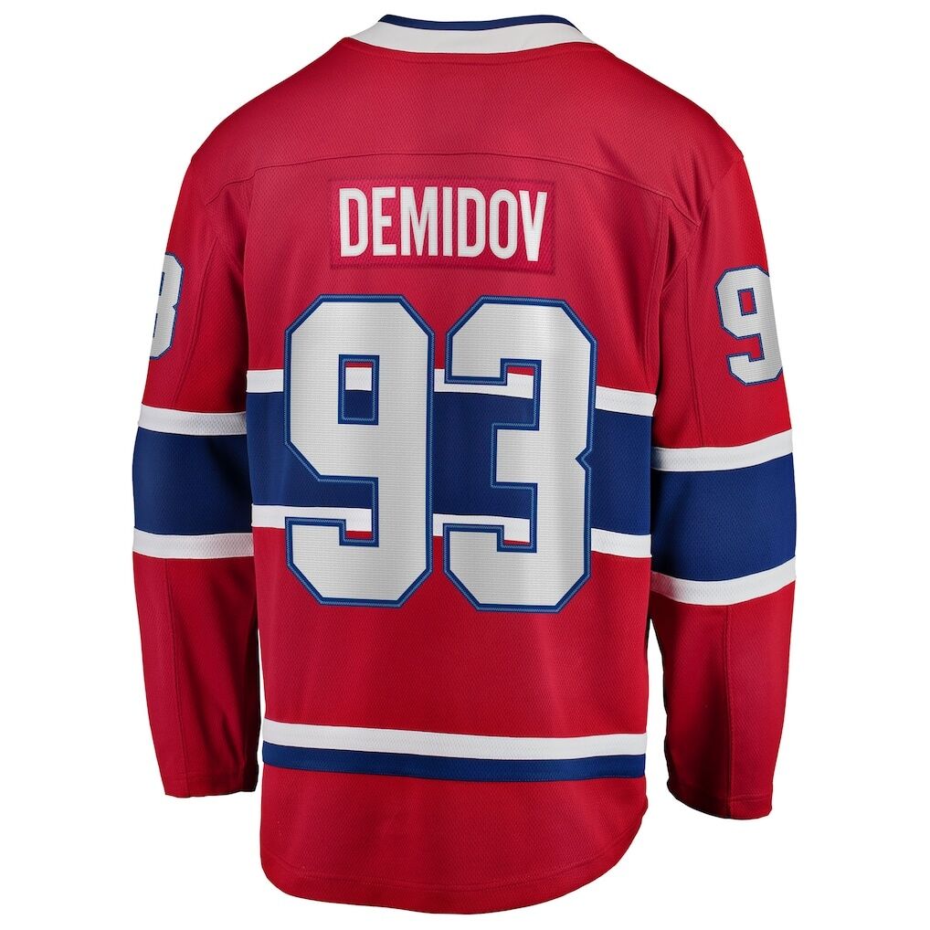 Ivan Demidov Montreal Canadiens Fashion7 Home Breakaway Jersey