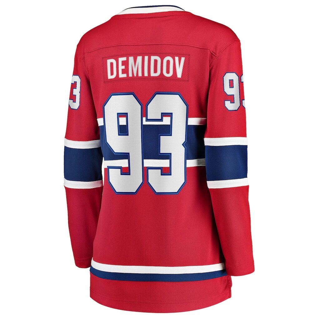 Ivan Demidov Montreal Canadiens Fashion7 Women's Home Breakaway Player Jersey