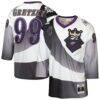 Wayne Gretzky Los Angeles Kings Mitchell & Ness Youth 1995/96 Power Play Throwback Alternate Player Jersey with Captain Patch - White - Front View