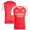 Arsenal adidas 2025/26 Home Replica Jersey - Red - Front View