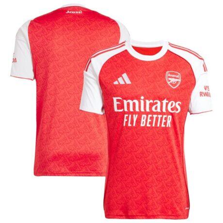 Arsenal adidas 2025/26 Home Replica Jersey - Red - Front View
