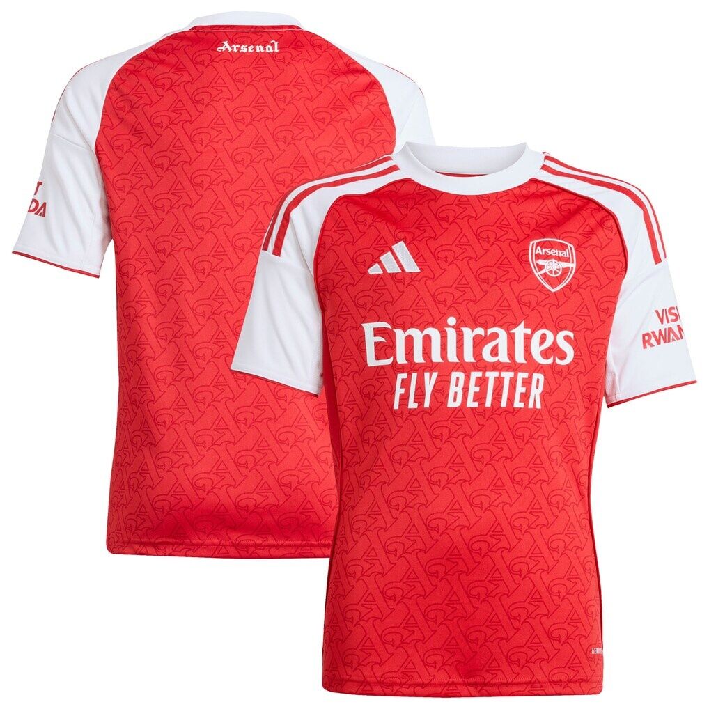 Arsenal adidas Youth 2025/26 Home Replica Jersey