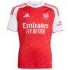 Arsenal adidas Youth 2025/26 Home Replica Jersey - Red - Side View