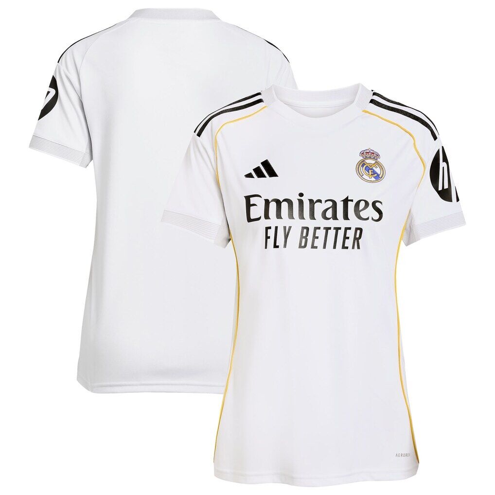 Real Madrid adidas Women's 2025/26 Home Replica Jersey