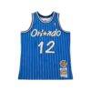 Dwight Howard Orlando Magic 2004/05 Hardwood Classics Hall of Fame Swingman Jersey - Blue - Side View
