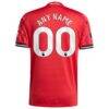 Manchester United adidas Home 2025/26 Custom Authentic Jersey - Red - Detail View