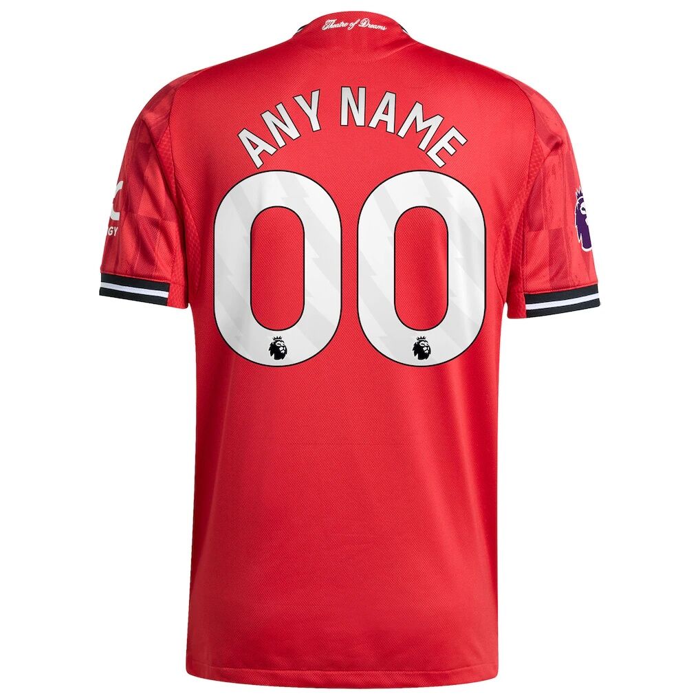 Manchester United adidas Home 2025/26 Custom Authentic Jersey