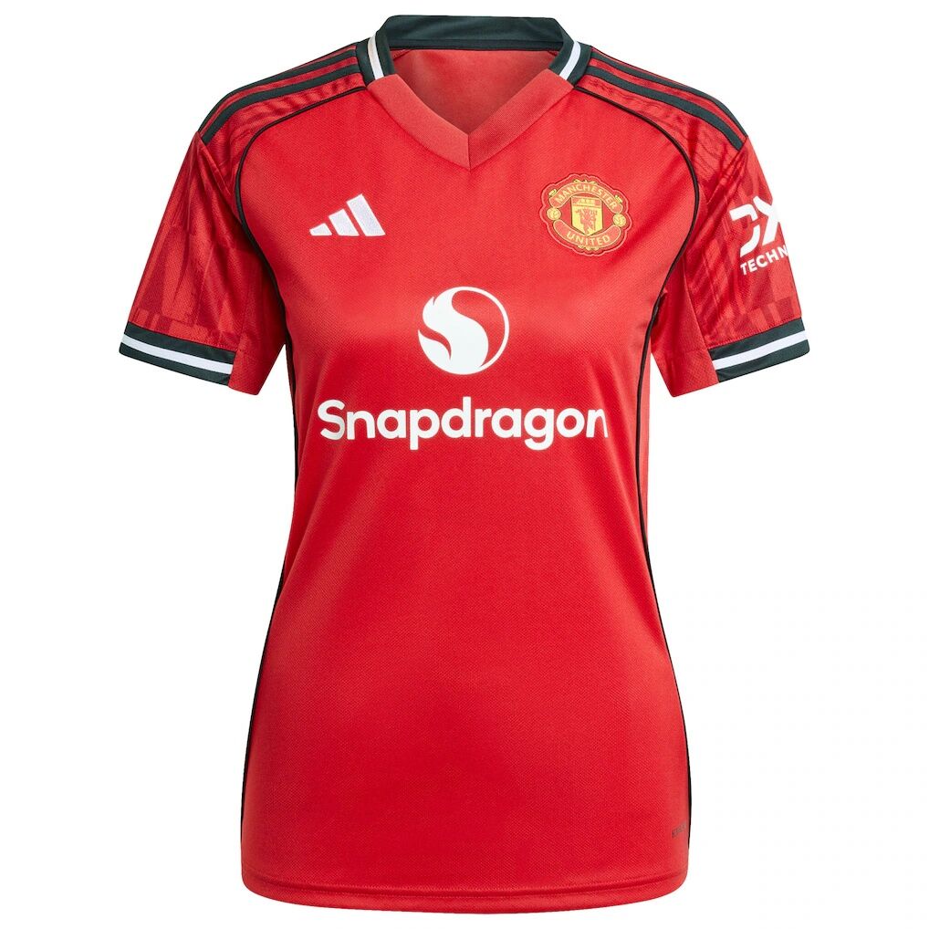 Manchester United adidas Women's Home 2025/26 Custom Replica Jersey