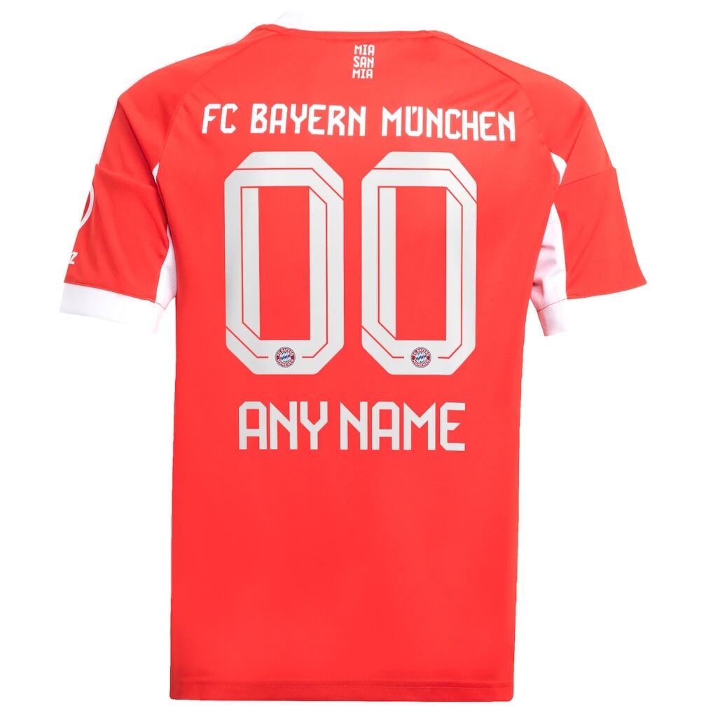 Bayern Munich adidas Youth 2025/26 Home Replica Custom Jersey