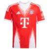 Bayern Munich adidas Youth 2025/26 Home Replica Custom Jersey - Red - Side View