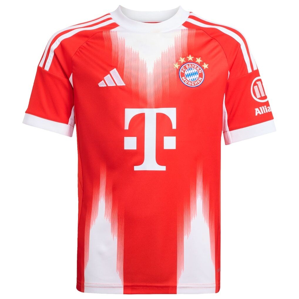 Bayern Munich adidas Youth 2025/26 Home Replica Custom Jersey