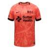 Bay FC Nike 2026 Third Stadium Replica Jersey - Red - Side View