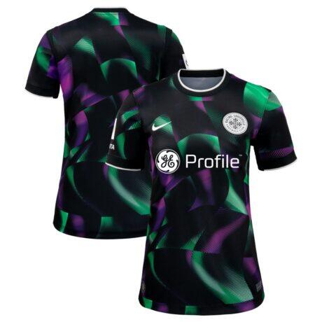 Racing Louisville FC Nike Women's 2026 Third Stadium Replica Jersey - Black - Front View