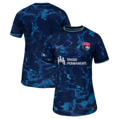 San Diego Wave FC Nike Women's 2026 Secondary Stadium Replica Jersey - Navy - Front View