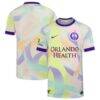 Orlando Pride Nike Youth 2026 Secondary Stadium Replica Jersey - Yellow - Front View