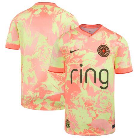 Portland Thorns FC Nike Youth 2026 Primary Stadium Replica Jersey - Yellow - Front View