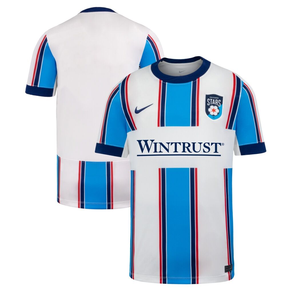 Chicago Stars FC Nike Youth 2026 Primary Stadium Replica Jersey