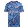 Houston Dash Nike Youth 2026 Third Stadium Replica Jersey - Blue - Side View