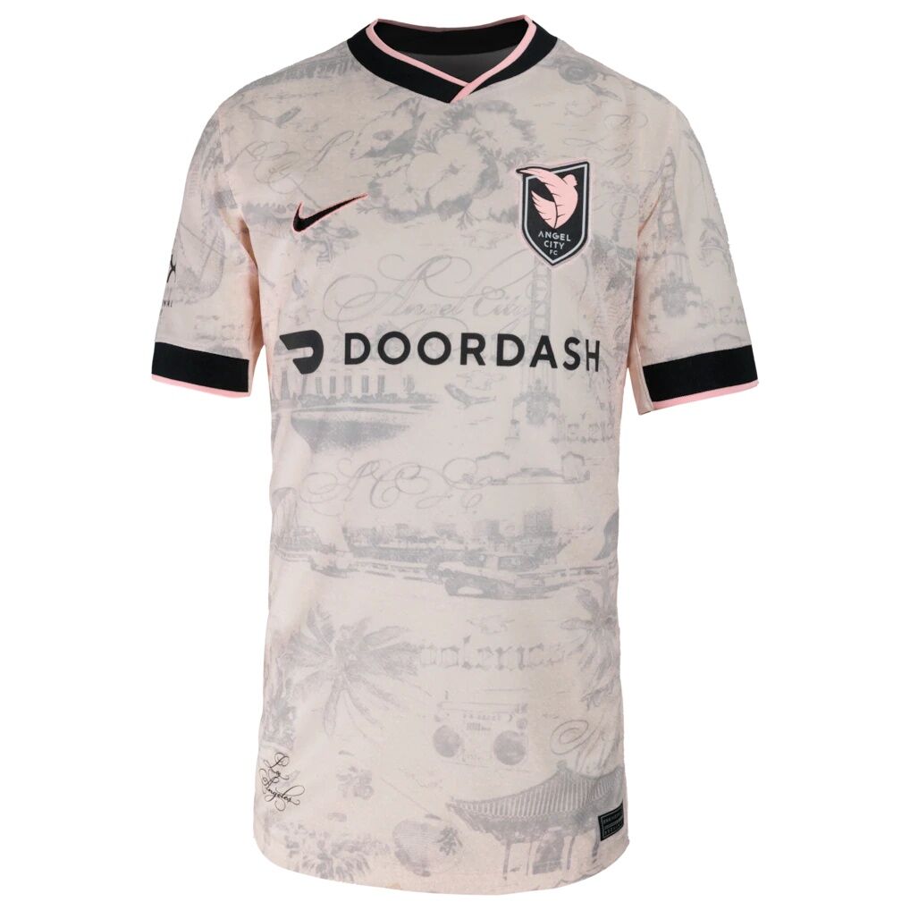 Angel City FC Nike Youth 2026 Secondary Stadium Replica Jersey - Tan