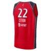Sonia Citron Washington Mystics Fashion7 Unisex Explorer Edition Fast Break Replica Jersey - Red - Detail View