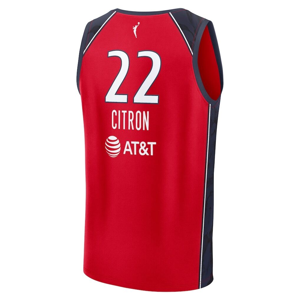 Sonia Citron Washington Mystics Fashion7 Unisex Explorer Edition Fast Break Replica Jersey