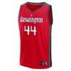 Kiki Iriafen Washington Mystics Fashion7 Unisex Explorer Edition Fast Break Replica Jersey - Red - Side View