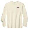 San Francisco 49ers Tommy Bahama Oasis Endzone Lux Long Sleeve T-Shirt - Cream - Side View