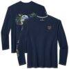 Chicago Bears Tommy Bahama Oasis Endzone Lux Long Sleeve T-Shirt - Navy - Front View