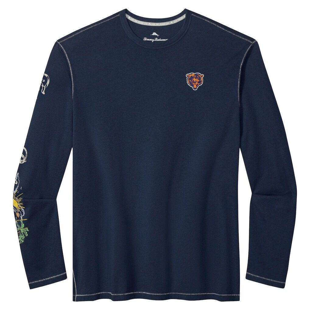 Chicago Bears Tommy Bahama Oasis Endzone Lux Long Sleeve T-Shirt
