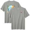 San Francisco 49ers Tommy Bahama Huddle & Hang Tens T-Shirt - Gray - Front View