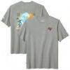 Tampa Bay Buccaneers Tommy Bahama Huddle & Hang Tens T-Shirt - Gray - Front View