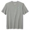 Miami Dolphins Tommy Bahama Huddle & Hang Tens T-Shirt - Gray - Side View