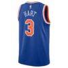 Josh Hart New York Knicks Nike Unisex Swingman Player Jersey - Blue - Detail View