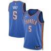 Luguentz Dort Oklahoma City Thunder Nike Unisex Swingman Player Jersey - Blue - Front View