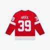 Dominik Hasek Detroit Red Wings Mitchell & Ness 2007-08 Power Play Jersey - Red - Side View