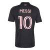Lionel Messi Inter Miami CF adidas 2026 Presagio Replica Jersey - Black - Detail View