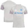 San Diego FC 2026 Competition Training Jersey - Silver - Front View