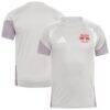New York Red Bulls 2026 Competition Training Jersey - Silver - Front View