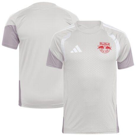 New York Red Bulls 2026 Competition Training Jersey - Silver - Front View