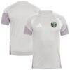 Portland Timbers 2026 Competition Training Jersey - Silver - Front View