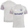 LA Galaxy 2026 Competition Training Jersey - Silver - Front View