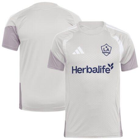 LA Galaxy 2026 Competition Training Jersey - Silver - Front View