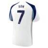 Son Heung-Min Tottenham Hotspur Nike 2025/26 Home Replica Jersey - White - Detail View
