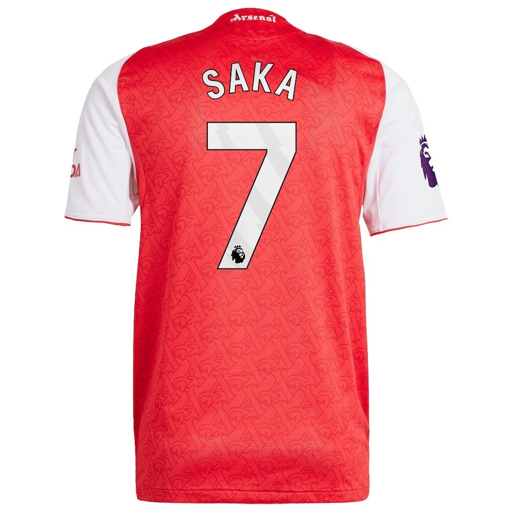 Bukayo Saka Arsenal adidas 2025/26 Home Authentic Player Jersey