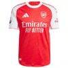 Bukayo Saka Arsenal adidas 2025/26 Home Authentic Player Jersey - Red - Side View