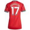 Alejandro Garnacho Manchester United adidas Women's Home 2025/26 Replica Player Jersey - Red - Detail View