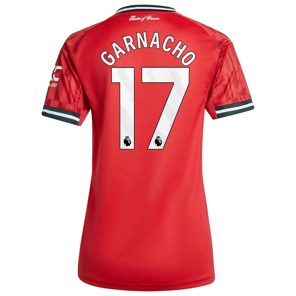 Alejandro Garnacho Manchester United adidas Women’s Home 2025/26 Replica Player Jersey