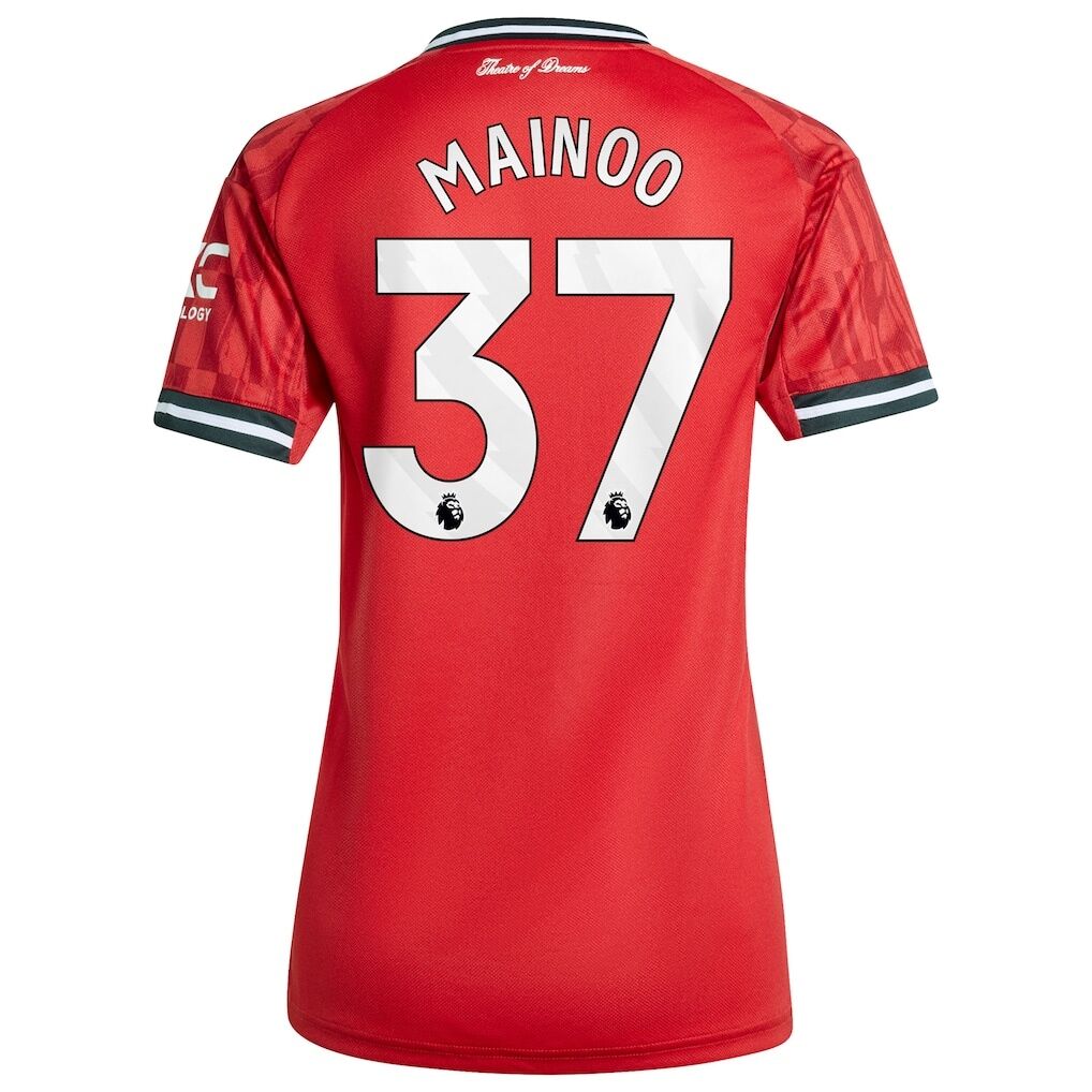 Kobbie Mainoo Manchester United adidas Women’s Home 2025/26 Replica Player Jersey