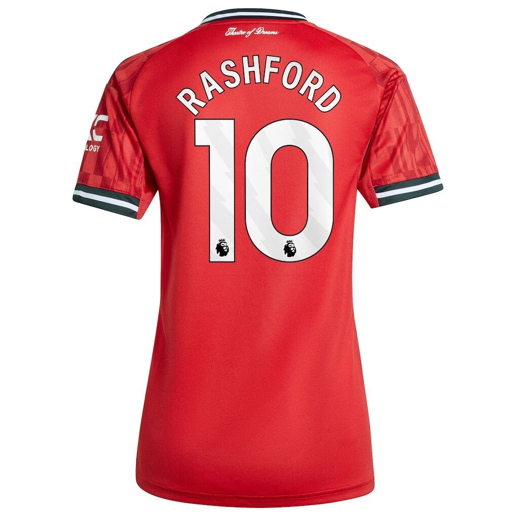 Marcus Rashford Manchester United adidas Women's Home 2025/26 Replica Player Jersey